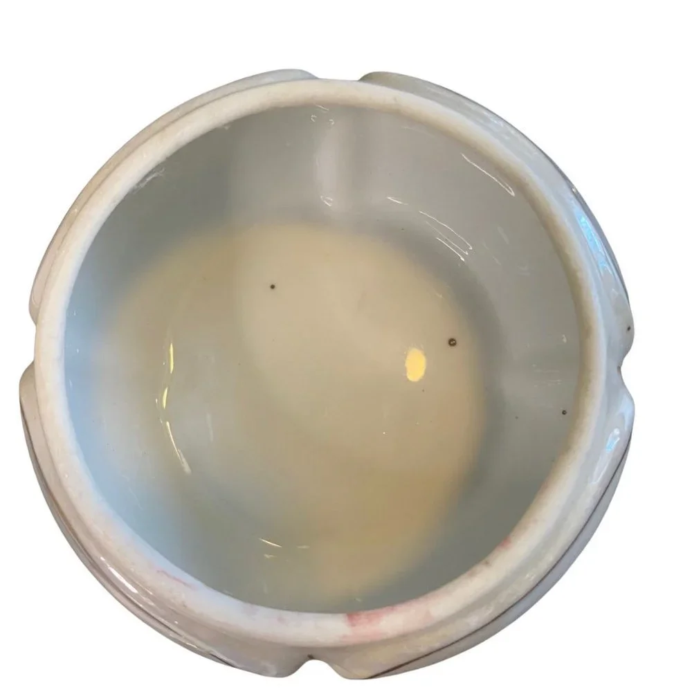VINTAGE OPALESCENT PORCELAIN TRINKET BOX - Picture 7 of 8